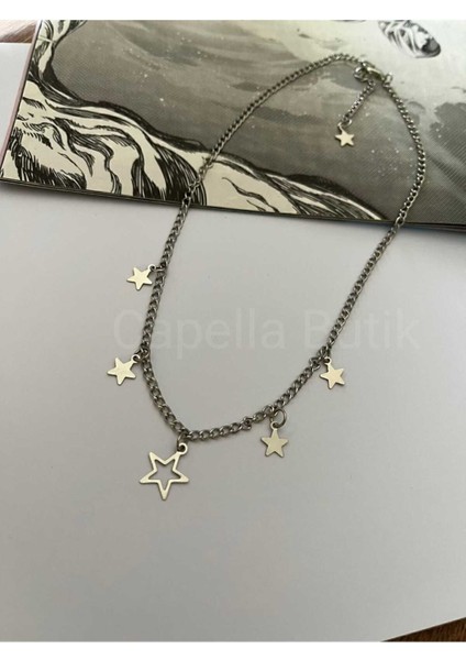 Yıldızlı Y2K Tarzı Kolye