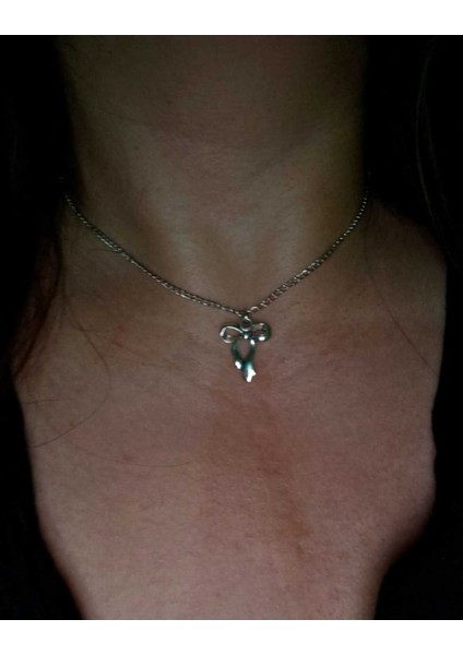 Coquette Fiyonk Zincir Kolye Y2K modelleri