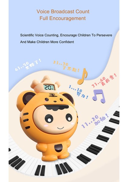 Akıllı Sayma Çocuk Dokunmatik Yüksek Atlama Sayacı Artış Sıçrama Eğitim Egzersiz Yükseklik Büyümeyi Teşvik Oyuncaklar Sarı (Yurt Dışından) modelleri