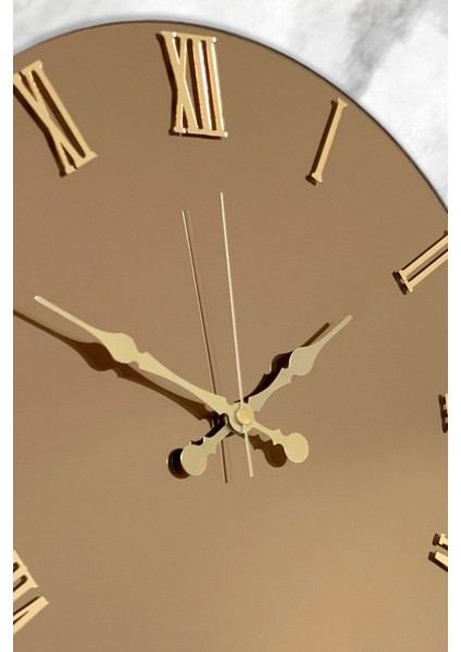 41 cm Gerçek Ayna Pleksi Rakam Dekoratif Duvar Saati fiyatları