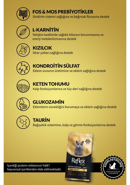 Plus British Shorthair Yetişkin Kedi Maması 1,5 kg modelleri