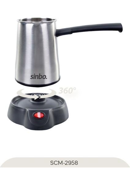 SCM-2958 Kablosuz Elektrikli Cezve - Inox modelleri