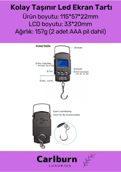 Deluxe LCD Ekran Seyahat Bavul Ağırlık Tartı Dijital Çok Amaçlı Taşınabilir Bagaj Tartısı Max 30 kg fiyatları