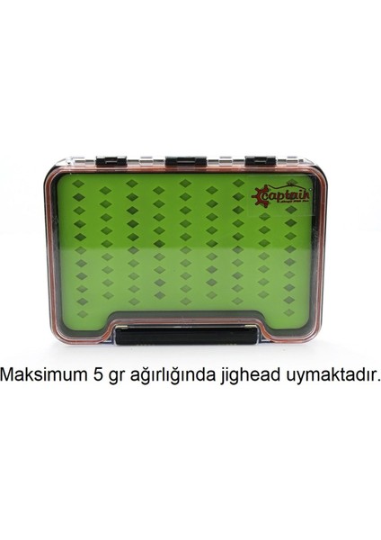 7201 Profesyonel Lrf Jighead Kutusu 13.8x9.6x1.5cm