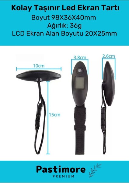 Seyahat Bavul Ağırlık Tartı Dijital Çok Amaçlı Taşınabilir Bagaj Tartısı Max 40 kg fiyatları