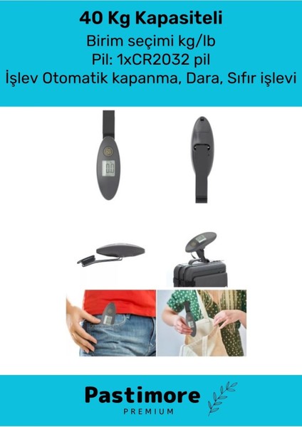 Seyahat Bavul Ağırlık Tartı Dijital Çok Amaçlı Taşınabilir Bagaj Tartısı Max 40 kg modelleri