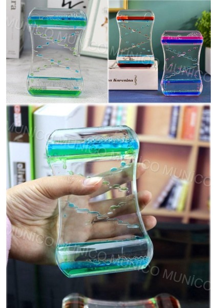 Creatived Damlayan Yağ Kum Saati Kaygı Giderici Oyuncak Sıvı Kabarcık Hareket Zamanlayıcı Dekoratif fiyatları