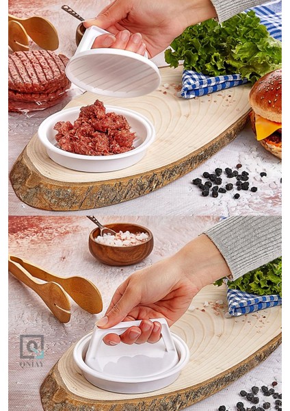 Hamburger ve Köfte Şekillendirici Pratik Köfte Kalıbı Et Izgara Barbekü Mangal Piknik Kamp Köfte fiyatları