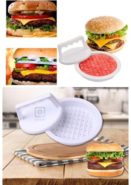 Hamburger ve Köfte Şekillendirici Pratik Köfte Kalıbı Et Izgara Barbekü Mangal Piknik Kamp Köfte fırsatları