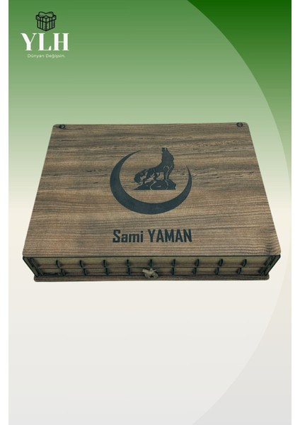 Kişiye Özel Ahşap Tesbih Koleksiyon Kutusu, Aksesuar Kutusu, Tesbihlik (20 Tesbihlik) modelleri