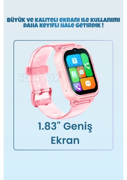 Akıllı Çocuk Saati Hediye Kordonlu 4g Destekli Görüntülü Görüşme Özelliği Btk Kayıtlı fırsatları
