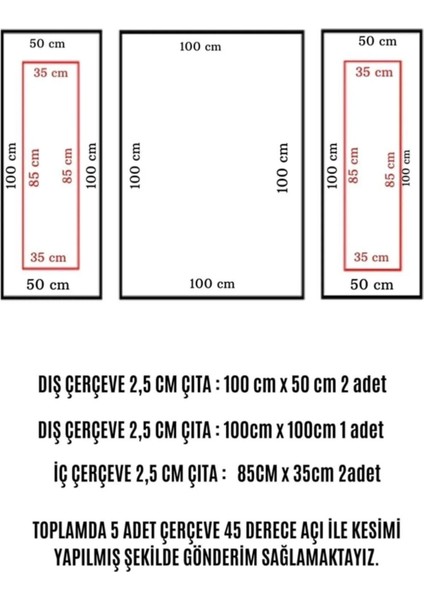 Boyanabilir Dekoratif Hazır Kesimli Duvar Çıtası Paketi fiyatları