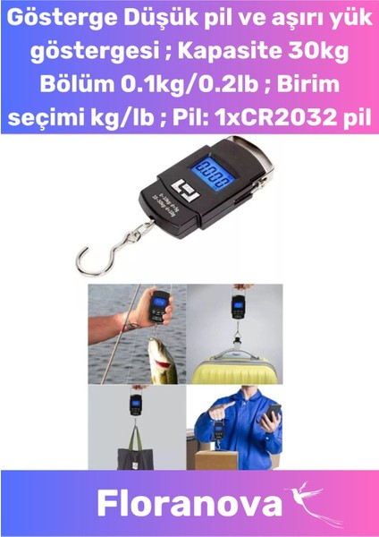 Deluxe LCD Ekran Seyahat Bavul Ağırlık Tartı Dijital Çok Amaçlı Taşınabilir Bagaj Tartısı Max 30 kg modelleri