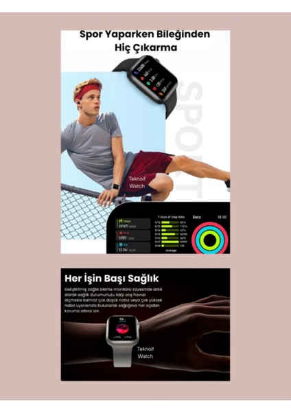 Watch 10 Mini Elite Akıllı Saat Hediye Dolu Kutu Içeriği 3 Kordon ve Bileklik fırsatları