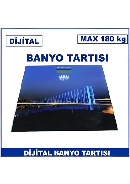 Dijital Banyo Tartısı, Cam Yüzey