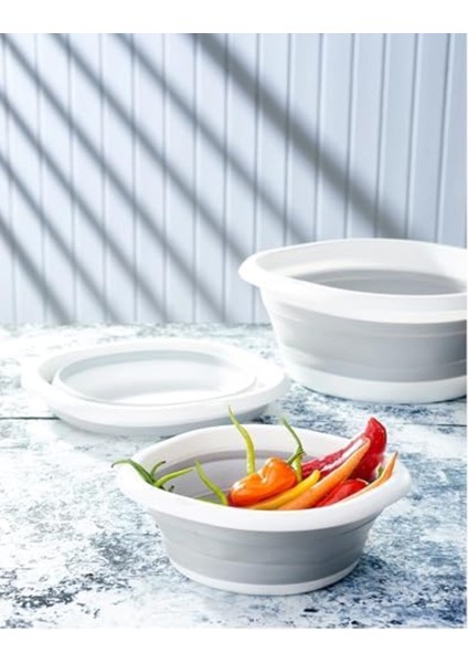Kapısı Katlanır Badya Akordiyon Silikon Leğen (10 Litre Badya) Elzfrntr 1127478 fiyatları