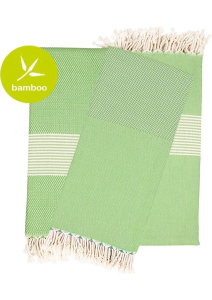 Açık Yeşil Bambu Boxbox Ekstra Uzun Peştamal Havlu fiyatları