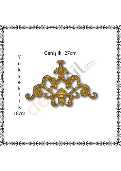 Altın Saray Tavan Köşe Motif 27*18 cm (1 Adet)