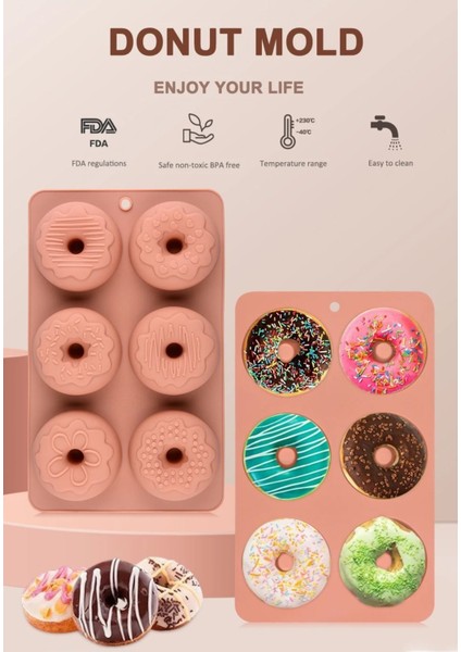 Donut Kalıbı Silikon