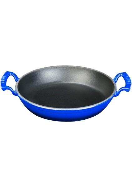 Döküm Yuvarlak Sahan Döküm Demir Yekpare Çift Kulplu ÇAP(Ø)24CM.