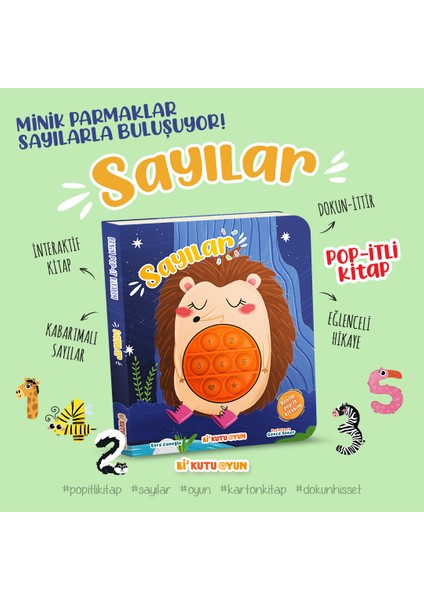 Benim Pop-It Kitabım - Sayılar - Esra Canoğlu