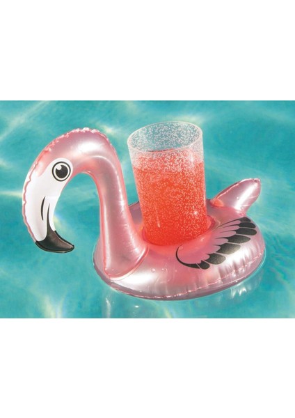 Flamingo Havuz Kokteyl & Içecek Tutucu Simit