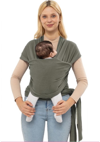 Koyu Gri Wrap Sling - Bebek Taşıma Şalı, Bebek Teni Için Özel Üretilmiş Premium Kumaş, Sertifikalı fiyatları