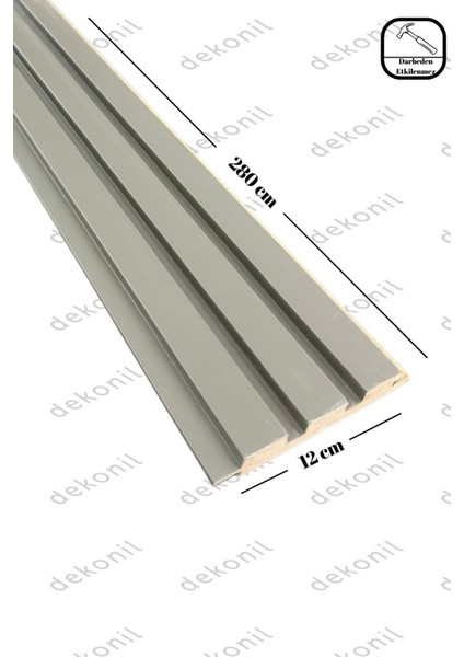 Soft Kaya Mdf Tavan ve Duvar Lambri 12CM ( 1 Adet )