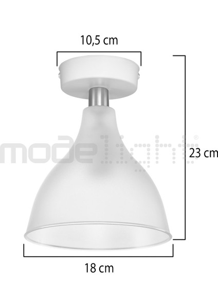 Ronda Tekli Plafonyer Avize Şeffaf Salon-Oturma-Çocuk-Yemek-Yatak Odası-Antre-Mutfak fırsatları