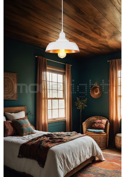 Karya Beyaz - Gold Tekli Sarkıt (Beyaz Kukalı) Salon-Oturma-Çocuk-Yemek-Yatak Odası-Antre-Mutfak modelleri