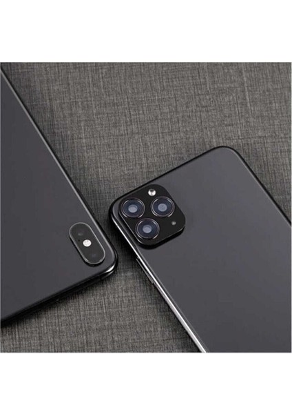Iphone X- Iphone 11 Pro Uyumlu Kamera Lens Dönüştürücü-Siyah Renk fiyatları