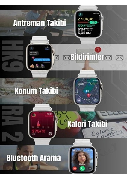 Hk9 Ultra 2 Akıllı Saat indirimleri