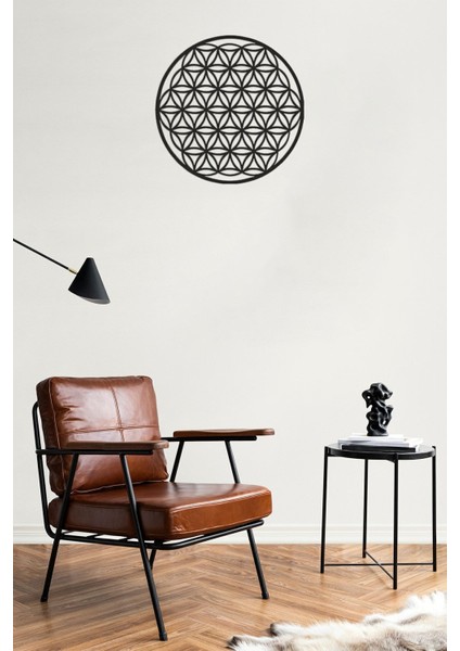 Yaşam Çiçeği Tekli Mdf Duvar Dekorasyon Lazer Kesim 40X40 cm fiyatları