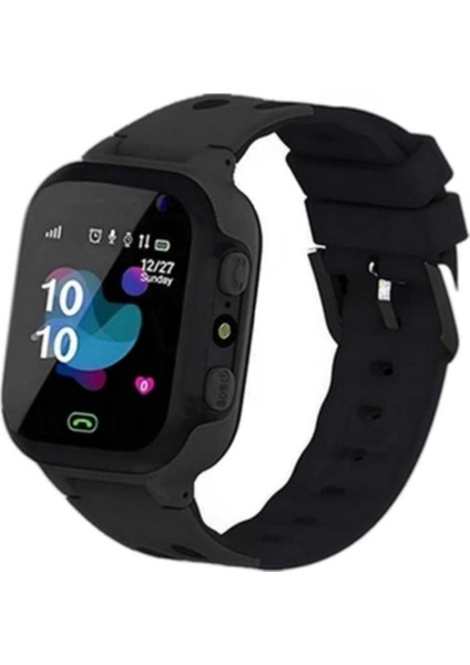 Sım Kartlı Sos Özellikli Konum Takipli Akıllı Çocuk Takip Saat-Dalmaçyalı Siyah Q19 modelleri