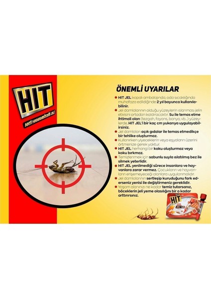 20GR Hit Anti Hamamböceği Jeli Böcek Ilacı - 02/2026 modelleri