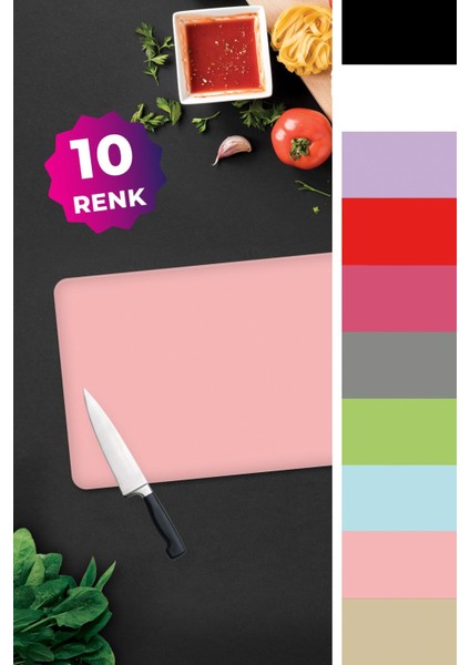 Düz Renk - Somon | Cam Kesme Tahtası - Cam Kesme Tablası | 30CM x 40CM fiyatları