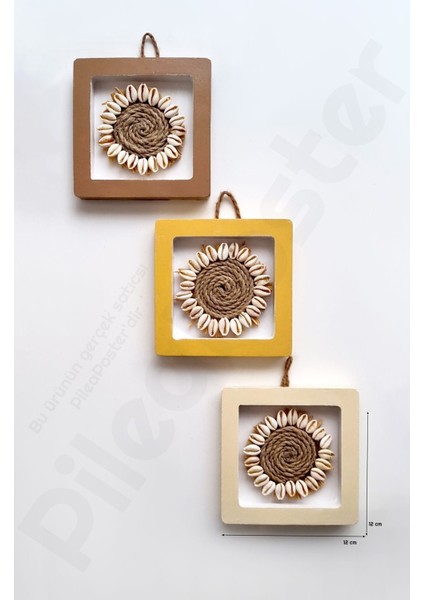 Duvar Çerçevesi 3lü|boho Dekor|dekoratif 3 Lü Set|üçlü Çerçeve |boho Çerçeve|dekorasyon|kahverengi fiyatları