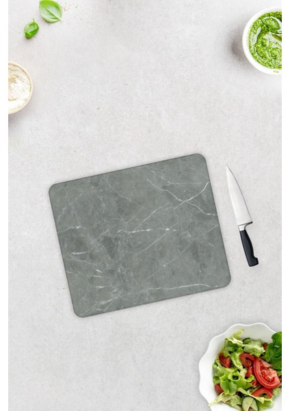 Cam Kesme Tahtası - Cam Kesme Tablası | Gri Mermer Görünümlü | 29CM x 34CM modelleri