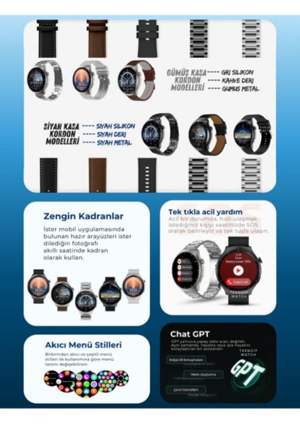 Watch Hx 4 Pro Harvox Akıllı Saat Iphone ve Android Tüm Telefonlara Uyumlu fırsatları