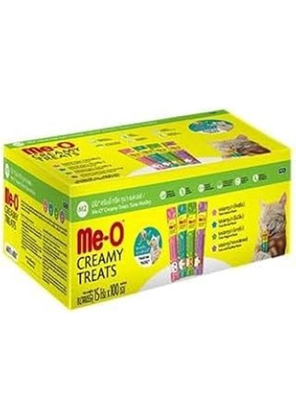 Me-O Tuna Mix- M2 Kedi Krema Ödülü Kutu 100X15 gr