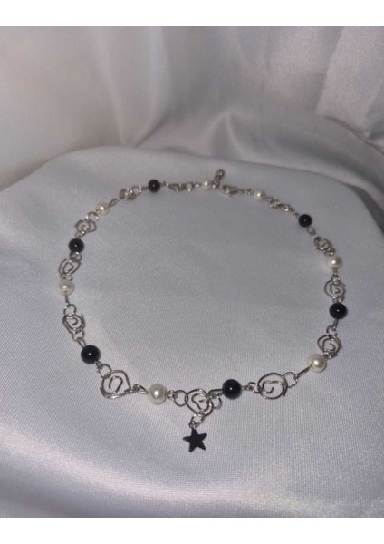 Yıldız Uçlu Spiral Choker Y2K