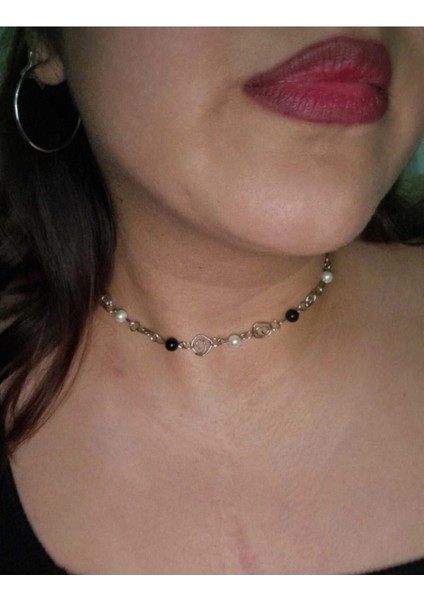Yıldız Uçlu Spiral Choker Y2K fiyatları