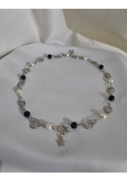 Yıldız Uçlu Spiral Choker Y2K modelleri
