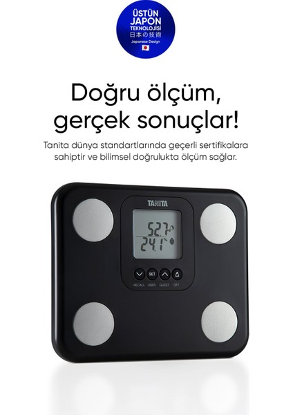 Bc 730 Innerscan Akıllı Dijital Tartı | Yağ, Sıvı, Kas, Kilo Ölçer Vücut Analiz Tartısı