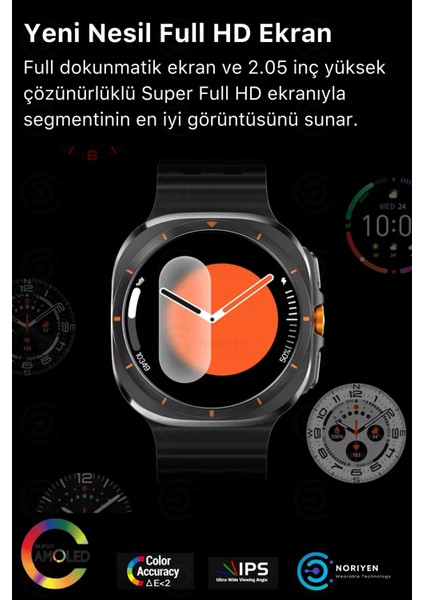 Yeni Nesil Premium Amoled Ekran Full Hd Spor Sağlık Sensör Ios Android Uyumlu Sk7 Ultra Akıllı Saat fiyatları