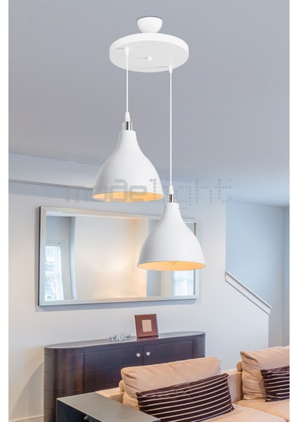 Beyaz Sarkıt Avize Yatak Odası Salon Mutfak Koridor Lamba