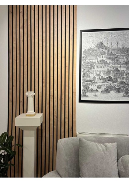 Özbir Kıtchen Safir Meşe Akustik Duvar Paneli 100X240 Ahşap Duvar Paneli fiyatları