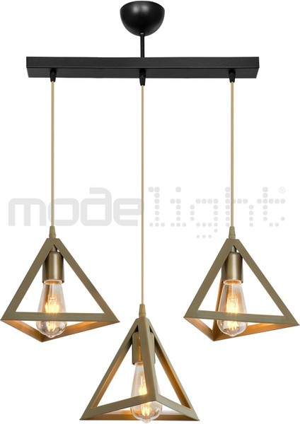 Prizma 3lü Sıralı Avize Siyah / Eskitme Salon-Oturma-Çocuk-Yemek-Yatak Odası-Antre-Mutfak fiyatları