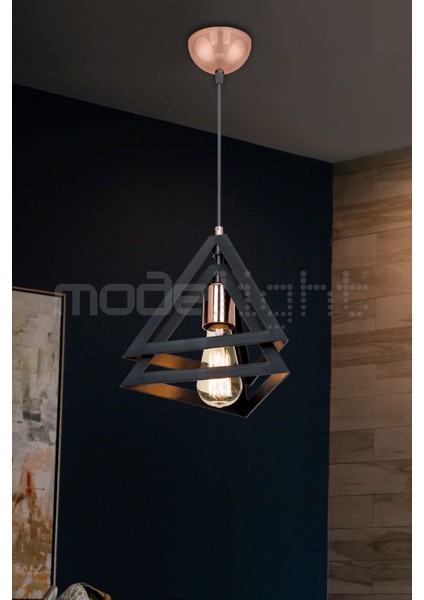 51-60 cm Sorti Tekli Sarkıt Salon-Oturma Odası-Çocuk Odası-Yemek-Yatak Odası--Antre-Mutfak E27 Meta