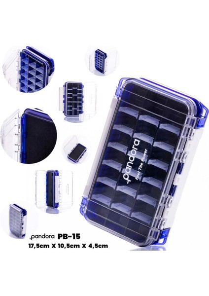 Pandora Balıkçı Kutusu Pb 15 17.5cm x 10.5cm x 4.5cm indirimleri